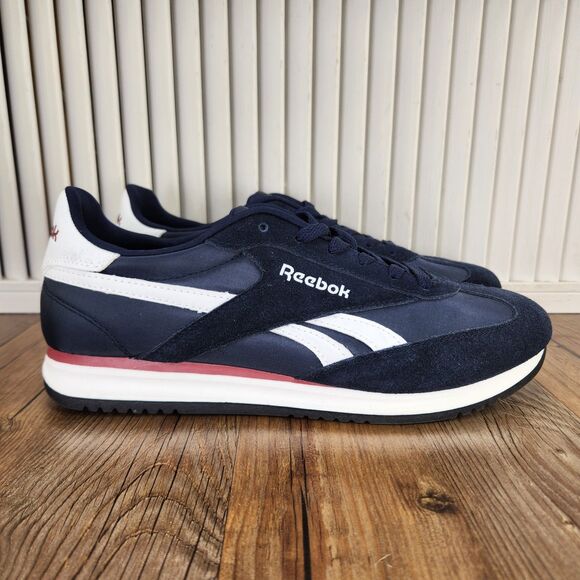 Reebok World 70 Sneaker Mens Sz 10 Navy Blue Suede Retro Lace Up Lifestyle Shoes main image 9